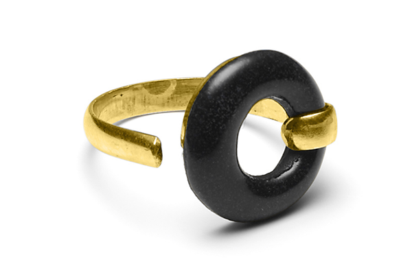 circle-04-01 gold plated Black