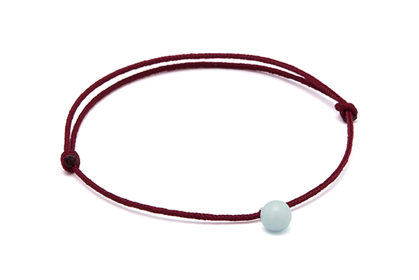 mini pearl-02-01 Bordeaux cord Blue Sky