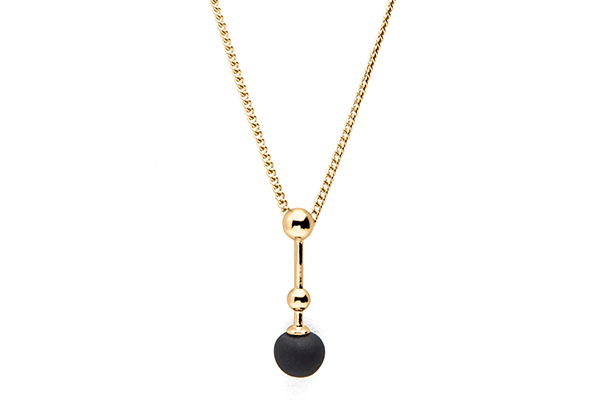 Sphere-01-01 gold plated Black mat