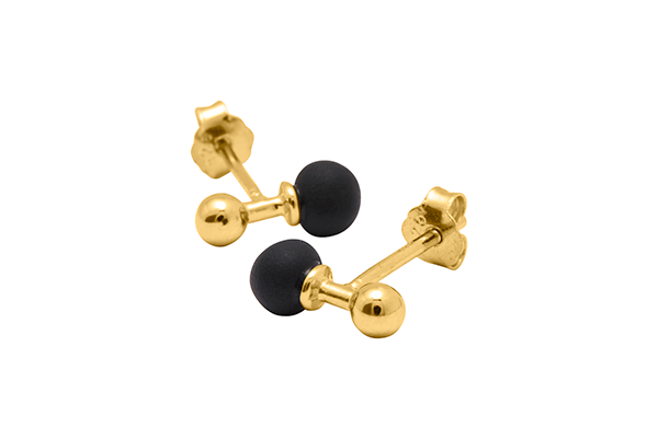 Sphere-03-01 gold plated Black mat